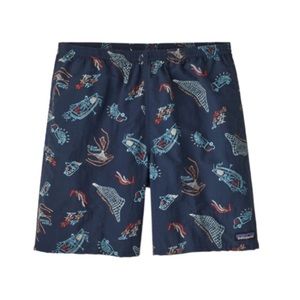 Patagonia Baggies 7” Swim Trunks Blue size Small